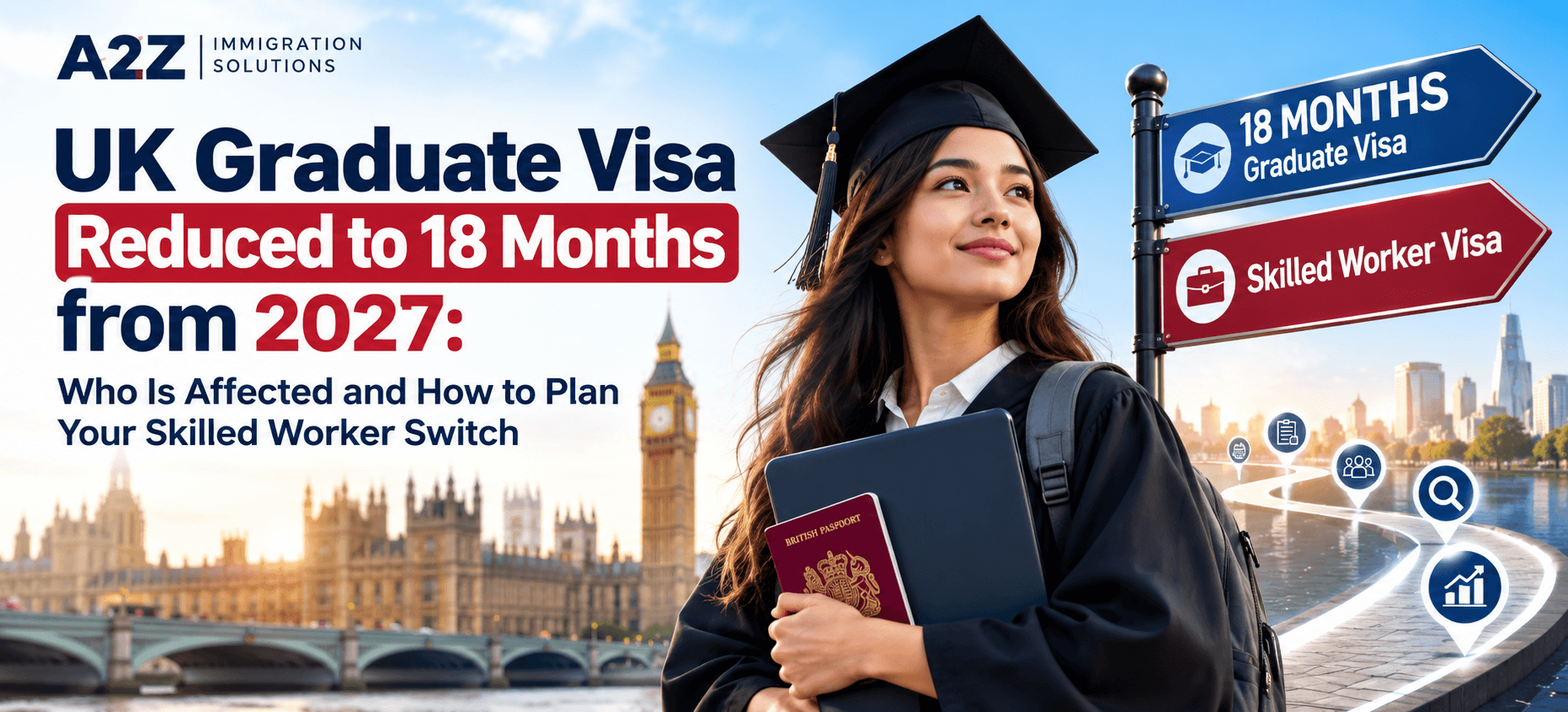 UK Graduate Visa Reduced to 18 Months from 2027: Who Is Affected and How to Plan Your Skilled Worker Switch